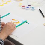 花文字・花文字アート体験レッスン東京