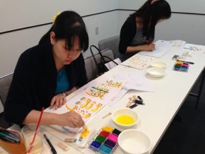 東京開催　花文字・花文字アート体験レッスン