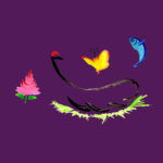 花文字,花文字アート,開運花文字,絵文字,文字アート,書道アート,筆文字,花文字教室