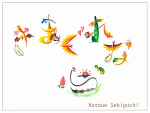 花文字・花文字アートで描く花言葉