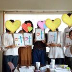 東京開催　花文字・花文字アート体験会の様子